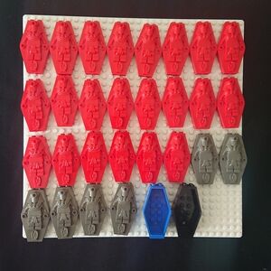 LEGO Bulk Lot of Coffin Sarcophagus Lids - Adventurers Desert Pharaoh